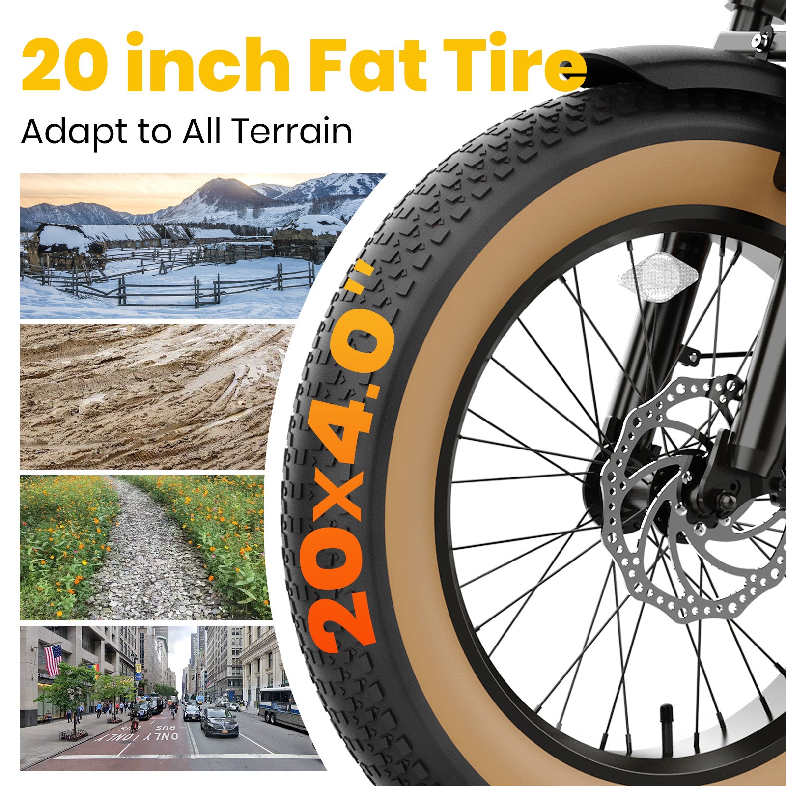 OTD Electric Bike for Adults, 1800W Peak 28MPH, 48V 26Ah 20" Fat Tire Ebike, Dual 48V 13Ah Removable Battery 160 Miles, Dual Seat, Lockable Suspension, 7-Speed, 4 Modes & Smart App, for Commuting E bike