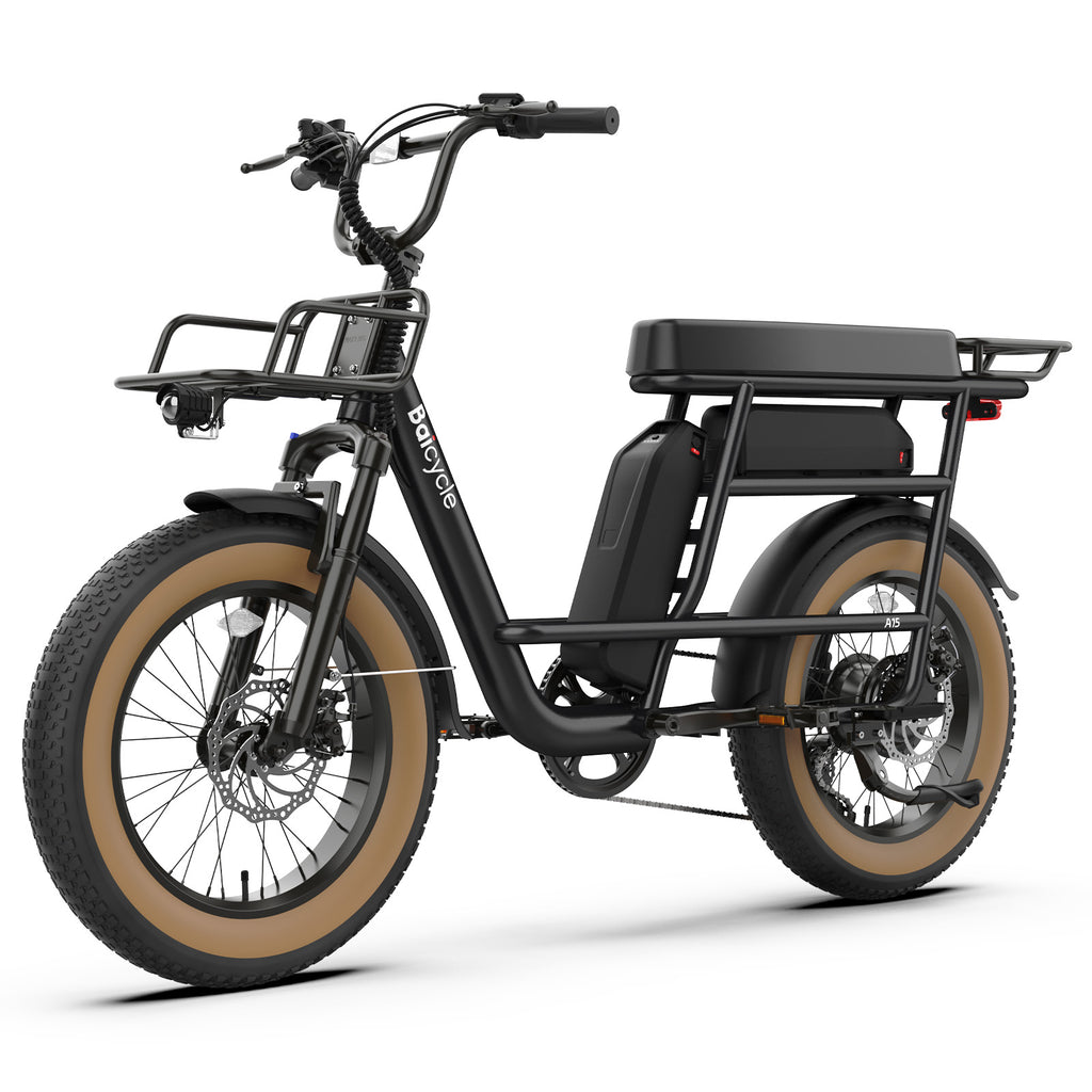 OTD Electric Bike for Adults, 1800W Peak 28MPH, 48V 26Ah 20" Fat Tire Ebike, Dual 48V 13Ah Removable Battery 160 Miles, Dual Seat, Lockable Suspension, 7-Speed, 4 Modes & Smart App, for Commuting E bike