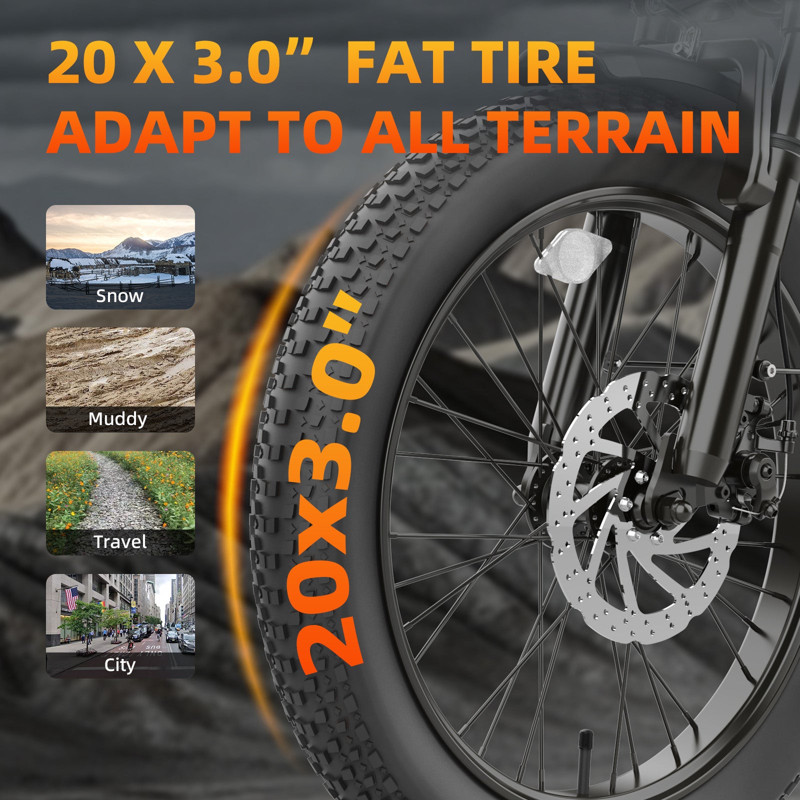 range of electric bicycles 28MPH Fast Electric Bikes for Adults 1200W E-Bicycle 20" Fat Tire 90 M – OTD EBIKE