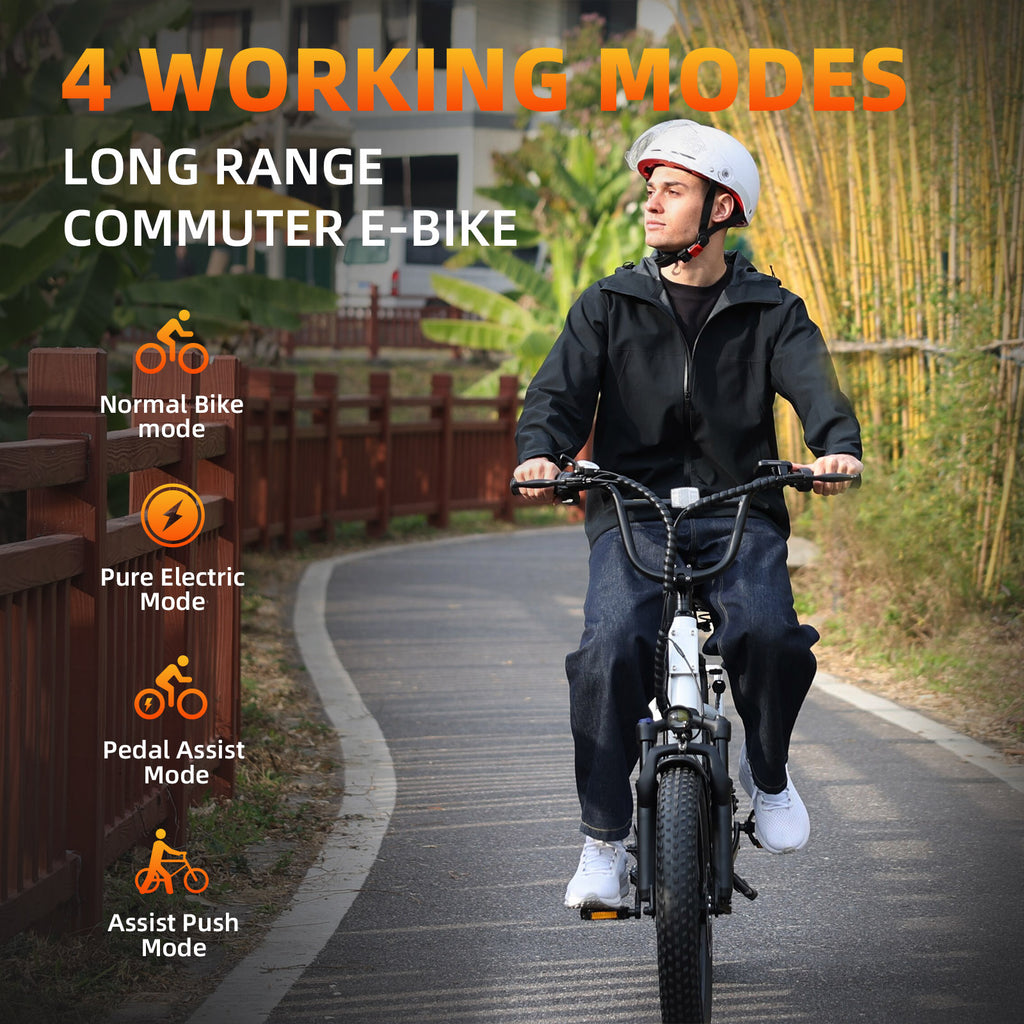 28MPH Fast Electric Bikes for Adults 1200W E-Bicycle 20" Fat Tire 90 Miles Long Range Electric Bicycles with 48V Removable Battery,7 Speed Step-Thru Ebike